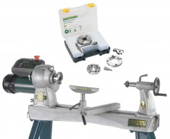 Record Power Coronet Herald Heavy Duty Cast Iron Electronic Vari-Speed Lathe M33 + SC2 Chuck & Including Delivery! £899.99